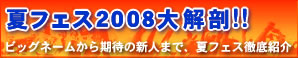 夏フェス2008大解剖！！